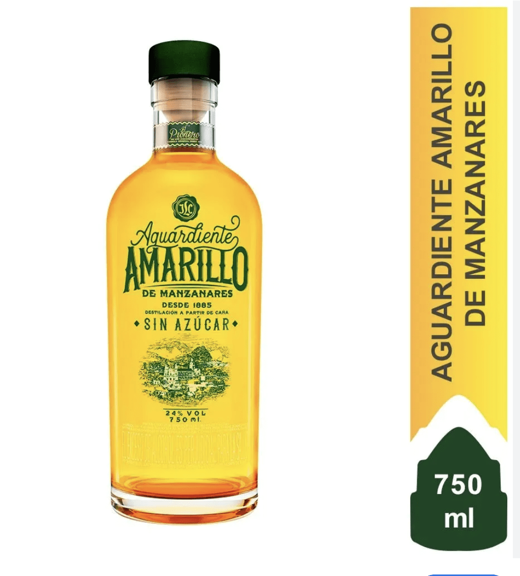 Aguardiente Amarillo de Manizales 750 ml
