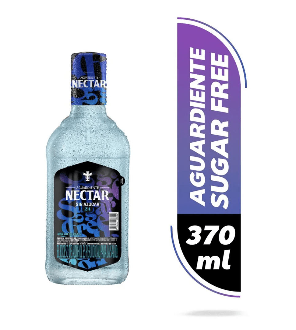 Aguardiente Nectar Azul 375 ml
