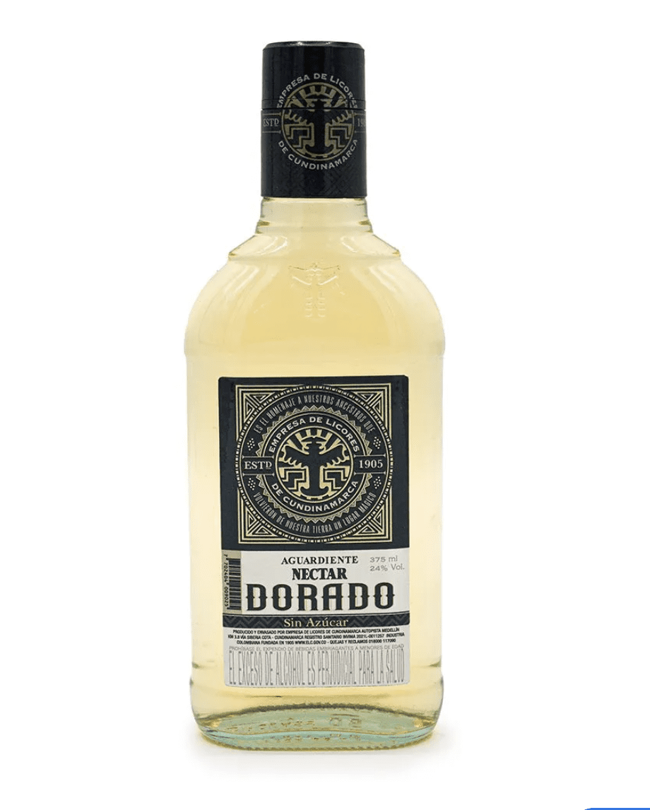 Aguardiente Nectar Dorado 375 ml